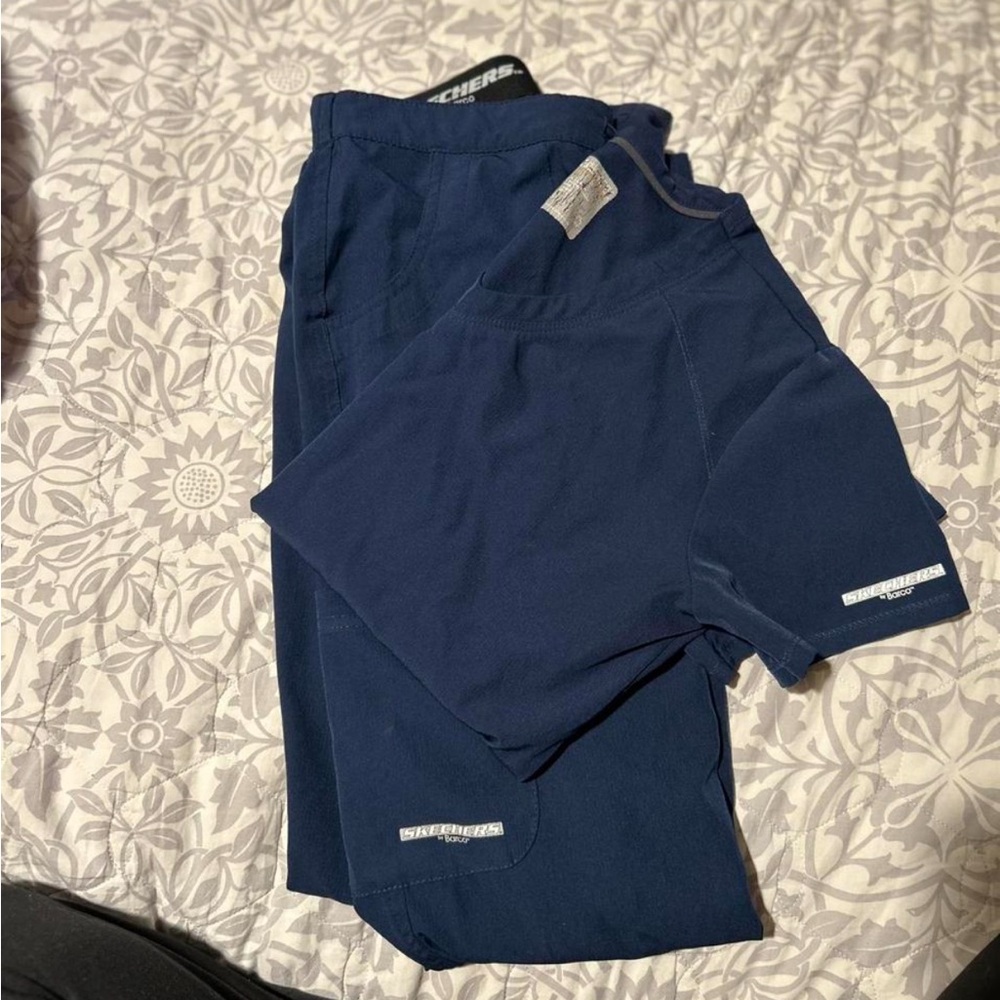 Skechers Dark Blue Scrub Set
